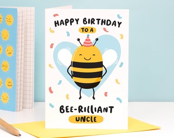 uncle birthday card etsy