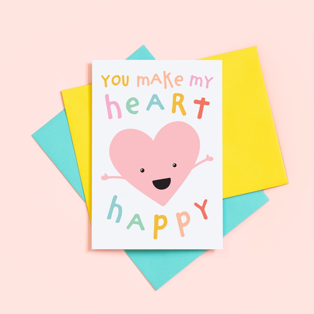 Kids Valentines Card / Personalised Valentines Card / Mummy Valentine's ...
