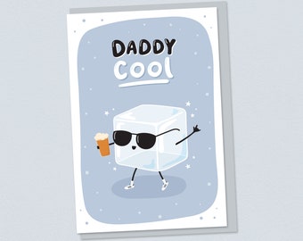Daddy Cool Father's Day Card / Funny Father's Day Cards Daddy / Father's Day Card Funny