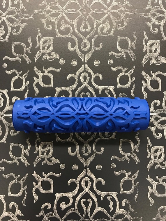 Damask paint roller deals
