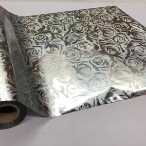 Metallic  Foil - Ramsey Rose Silver - Transfer Sheet Roll