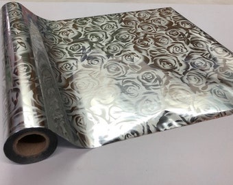 Metallic  Foil - Ramsey Rose Silver - Transfer Sheet Roll
