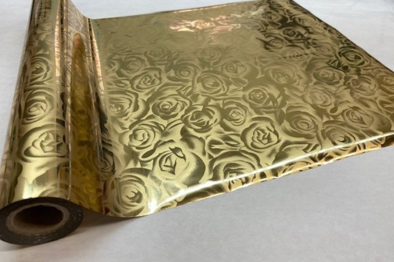 Metallic Foil Ramsey Rose Gold Transfer Sheet Roll Etsy Italia