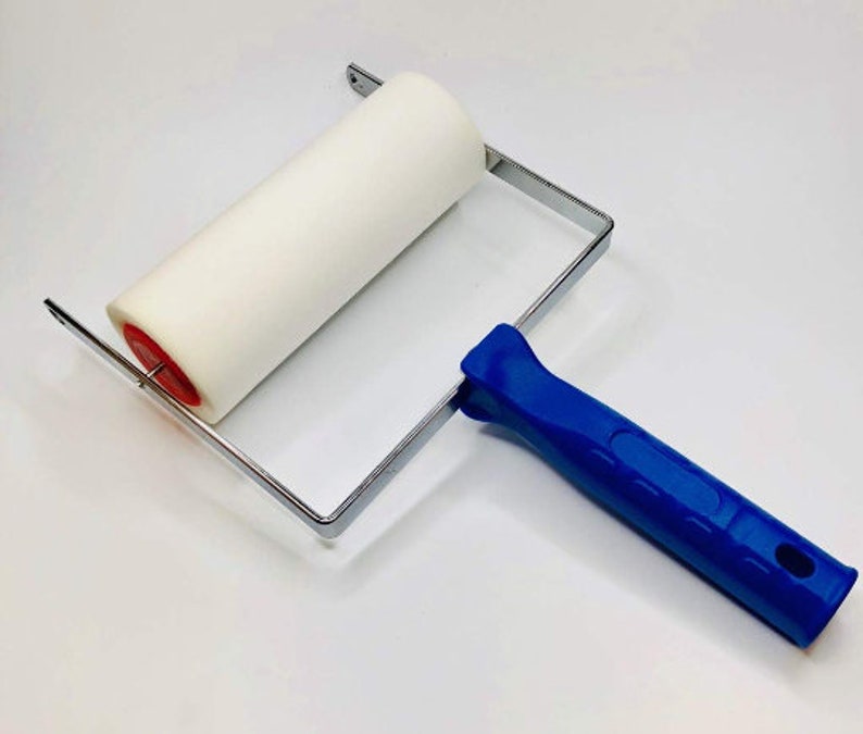 7 Decorative Art Roller Stamping Paint Roller Serenity Damask Pattern