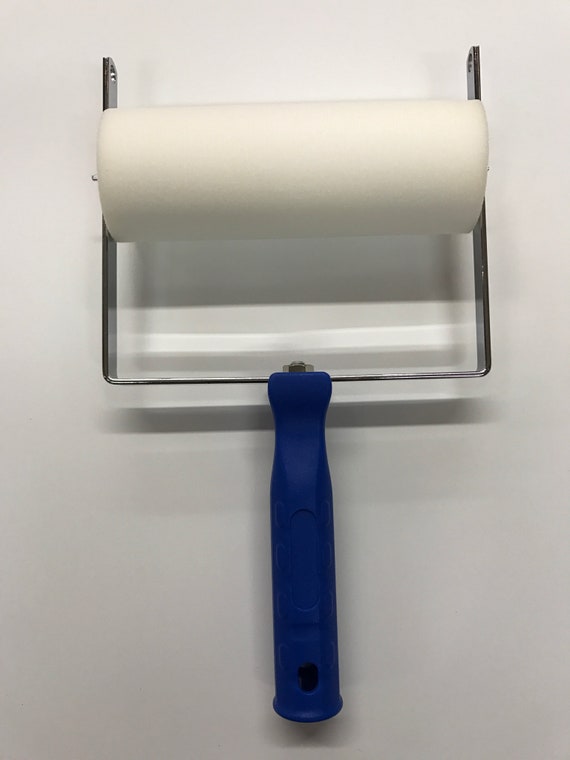 Patterned Paint Roller Applicator Handle – Fits 7-Inch Rollers, Includes Sponge & Assembly Hardware, Roller Not Included