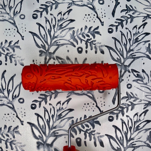 Metro Brick Pattern 7 Decorative Art Paint Roller Etsy