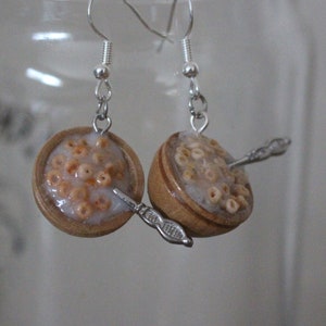 Cheerio Cereal, Cereal bowl, Breakfast Earrings