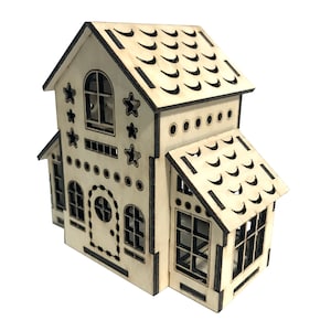 Small Village House w/side rooms.