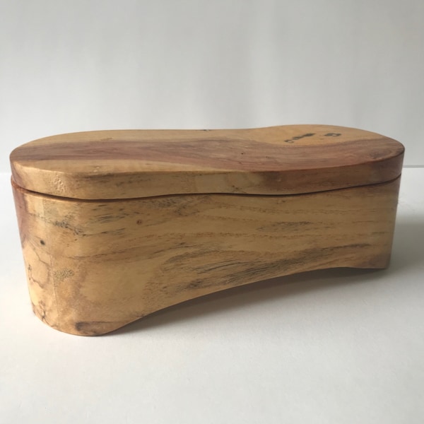 Band-saw Box from Spalted Cherry Wood.