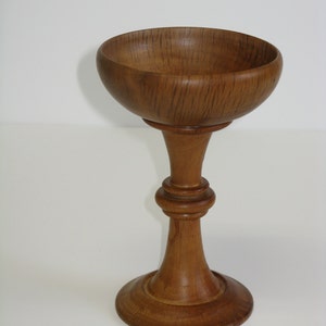 Vintage Hand-Turned Goblet in Reclaimed Live Oak
