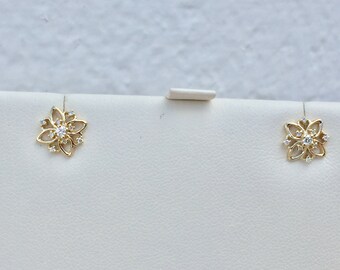 Diamond Gold Earrings