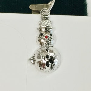 Silber Schneemann Charme
