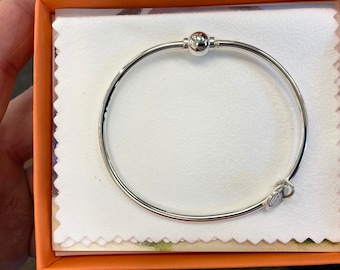 Cape Cod Bangle Bracelet Silver 7"