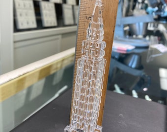 Empire State Building Crystal Figurine by Crystal World - Etsy