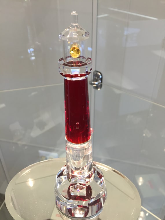 Barnegat Lighthouse New Jersey Crystal Figurine