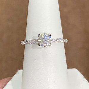 White Gold Diamond Engagement Ring