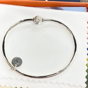 Cape Cod Silver Swirl Bead Bracelet