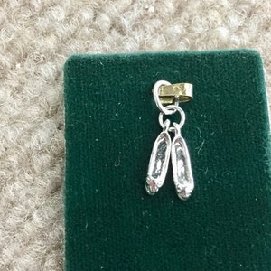 Silver Ballet Shoes Charm