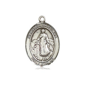 Blessed Karolina Kozkowna Silver Pendant And Chain