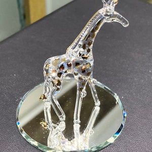 Giraffe Glasfigur