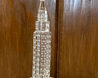 Empire State Building Crystal Figurine by Crystal World - Etsy