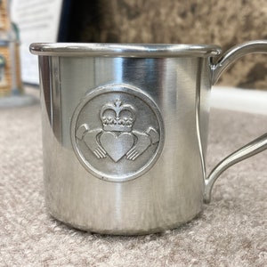 Claddagh Pewter Baby Cup