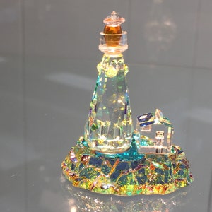 Harbor Lighthouse Crystal Figurine