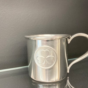 Clover Pewter Baby Cup