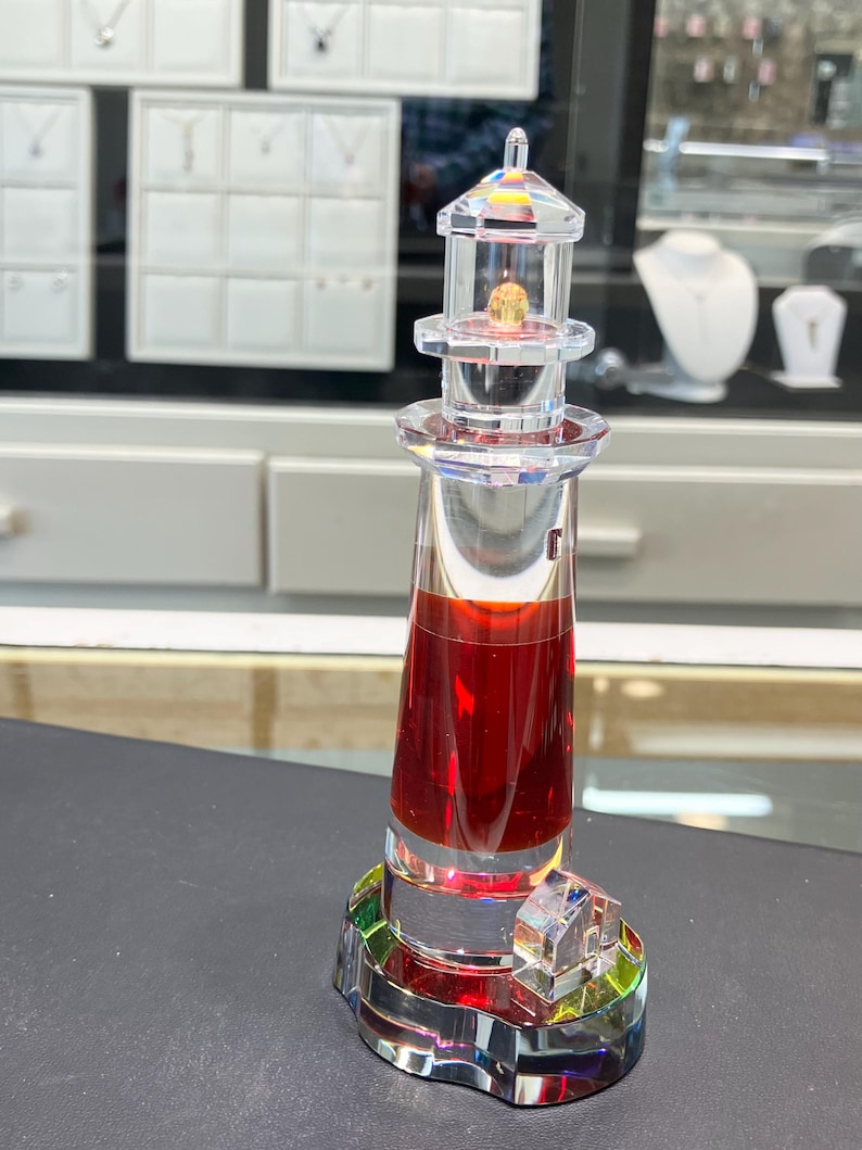 Crystal Lighthouse Sankaty Head Lighthouse Crystal Figurine - Etsy