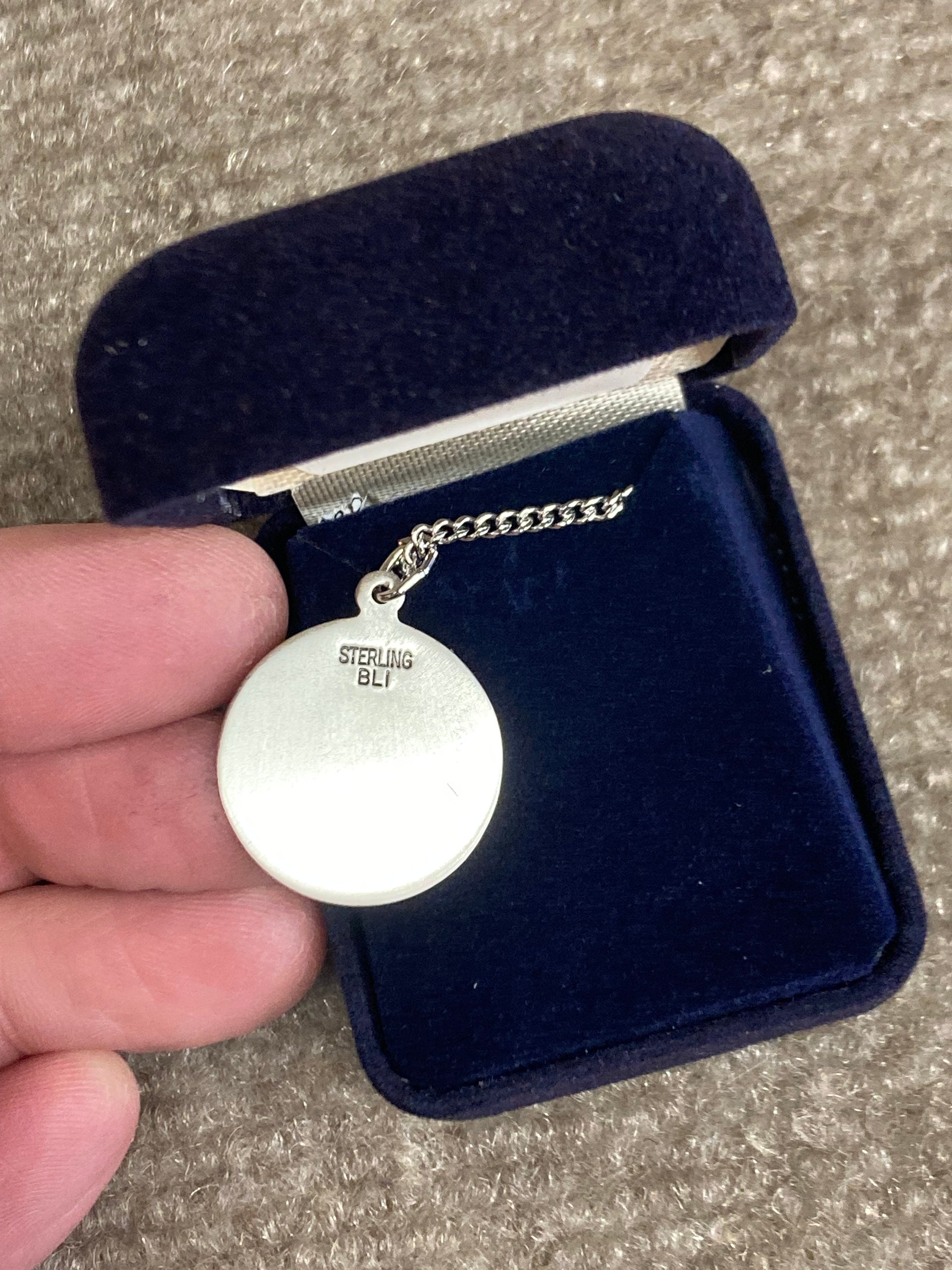 Saint Vincent De Paul Silver Pendant and Chain - Etsy