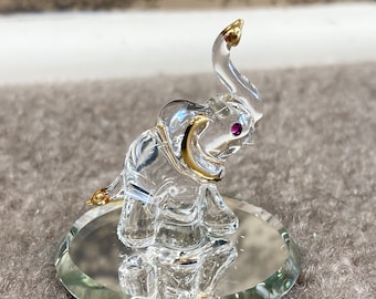 Elephant Glass Figurine
