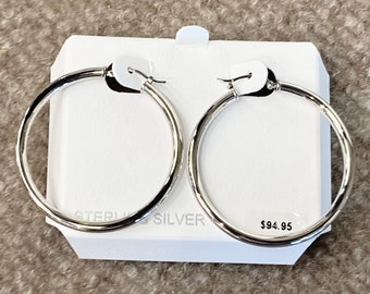 Silver Hoop Earrings