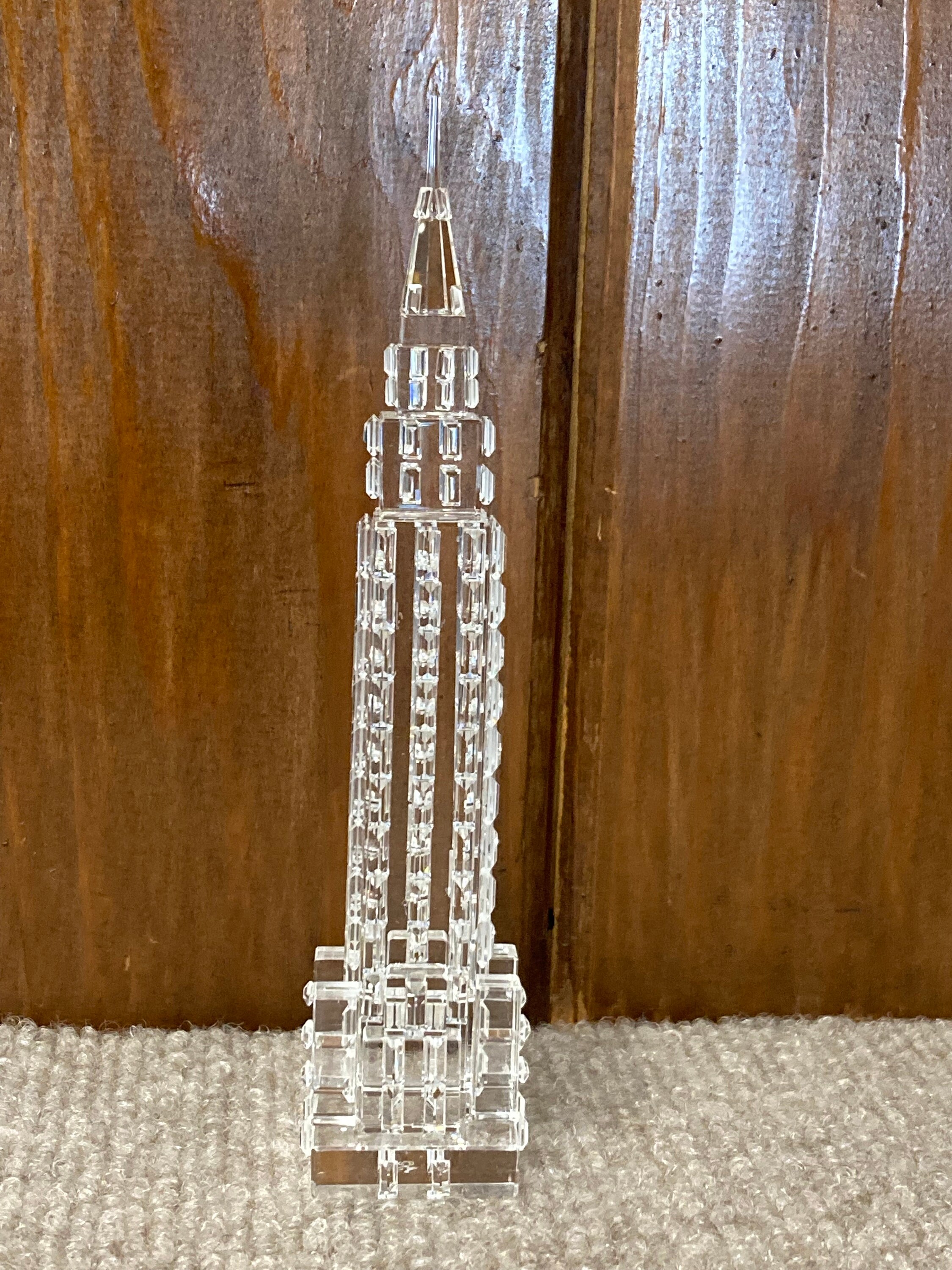 Empire State Building Crystal Figurine by Crystal World - Etsy