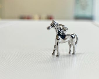 Silver Horse Charm