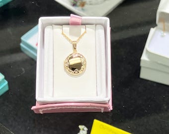 Gold Filled Round Baby Locket