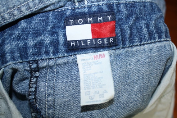 Tommy Hilfiger 100% cotton denim jean Overalls Wo… - image 6