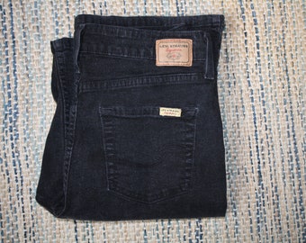 Womens Levi Strauss Black denim jeans Womens Size 12 Medium