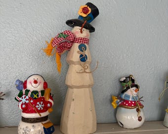 20 Snowmen Snowman collection x 20 Figurines Christmas winter decor ornaments