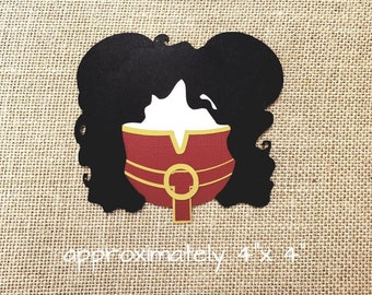 Disney Tangled Themed Scrapbooking Embellishments or Window Decorations Mother Gothel
