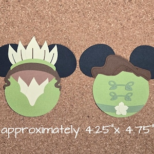 Disney The Princess and the Frog Themed Scrapbooking Embellishments or Window Decorations