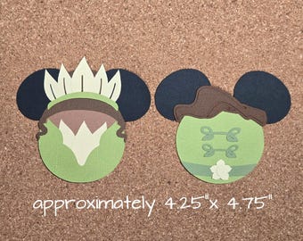 Disney The Princess and the Frog Themed Scrapbooking Embellishments or Window Decorations