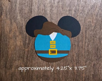 Disney Tangled Themed Scrapbooking Embellishments or Hotel Window Decorations: Flynn Rider