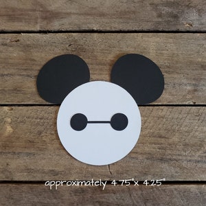 Disney Big Hero 6 Themed Scrapbooking Embellishments or Hotel Window Decorations