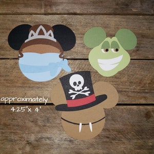 Disney The Princess and the Frog Themed Scrapbooking Embellishments or Window Decorations