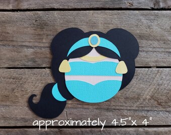 Disney Aladdin Themed Scrapbooking Embellishments or Window Decorations: Princess Jasmine