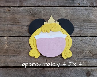 Disney Sleeping Beauty Themed Scrapbooking Embellishments or Hotel Window Decorations: Aurora