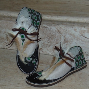 Zulu sandals
Animal skin sandals Authentic Zulu Imbadada Sandals Made From Genuine Springbok  main image 3