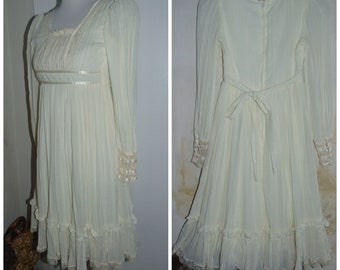 Vintage Gunne Sax Jeunes Filles By Jessica San Francisco Prairie Boho Girls sz 8