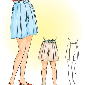 2486 - 1940's Sports Shorts - Full Sized Print