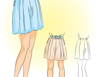 2486 - 1940's Sports Shorts - PDF Download Pattern